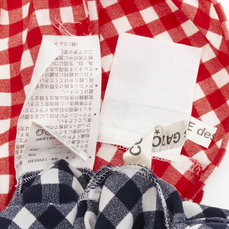 Comme Des Garcons Gingham Checked Set - Image 14