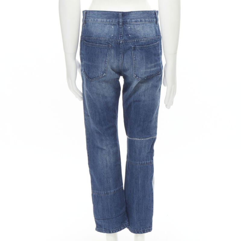 Maison Martin Margiela Deconstructed Patch Jeans - Side view