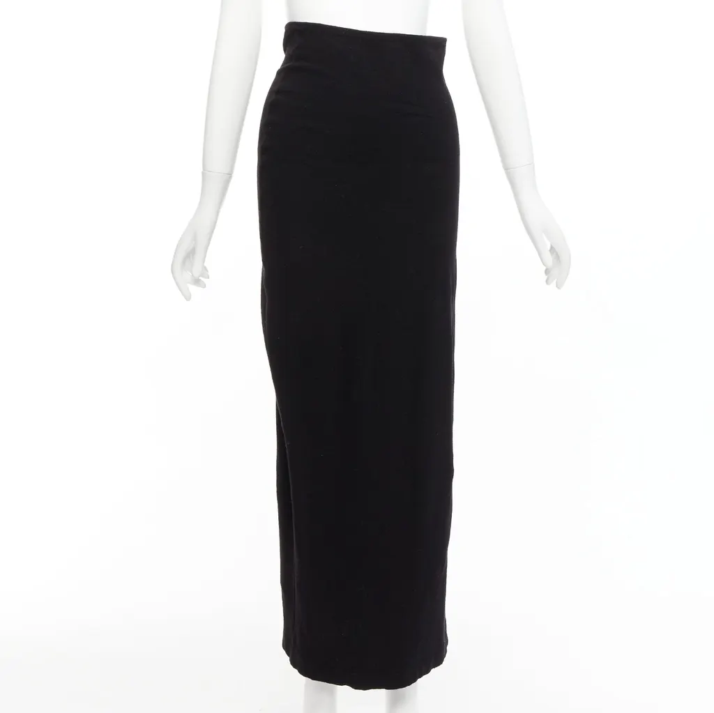 Comme Des Garcons Padded Gathered Skirt Black Polyester Good - Inside View