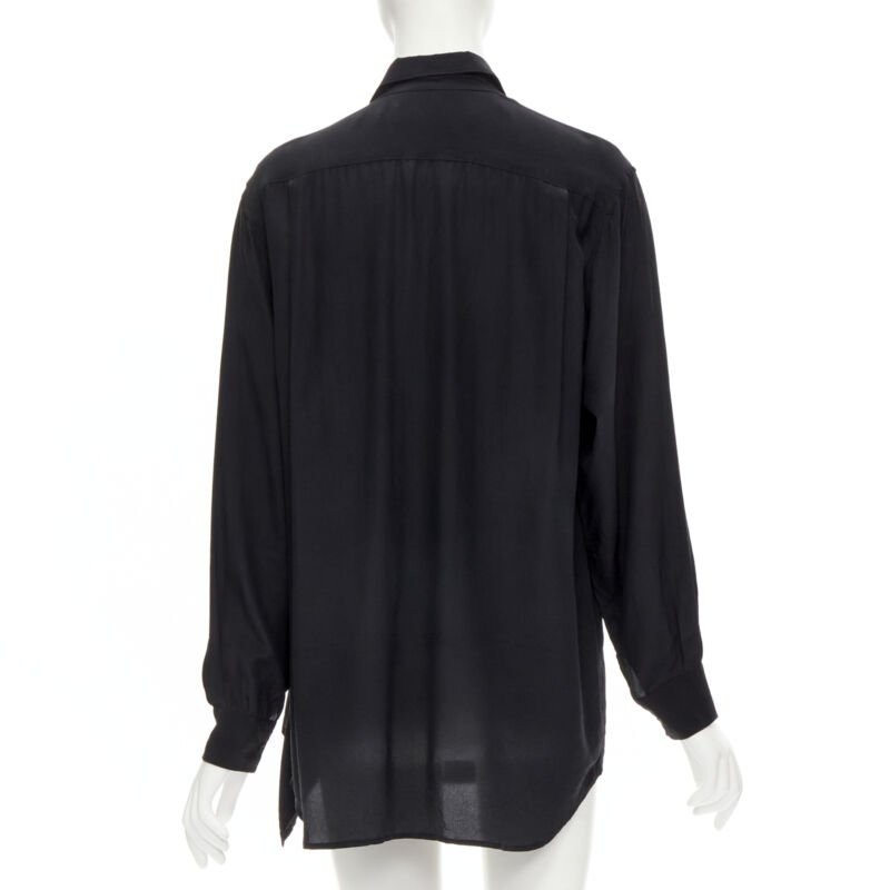Comme Des Garcons Draped Jewel Shirt - Side view