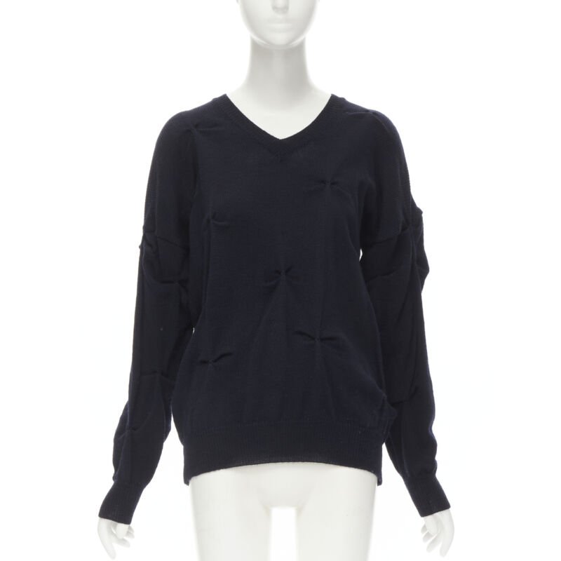 Comme Des Garcons Pinched Bow Sweater