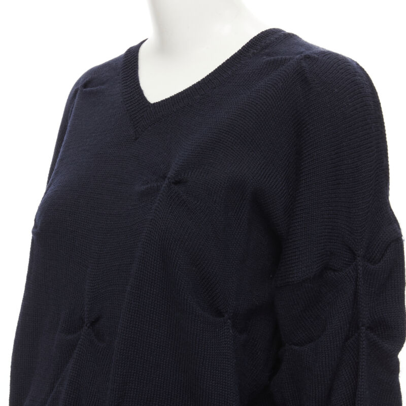 Comme Des Garcons Pinched Bow Sweater - Back view