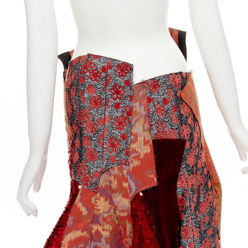 Comme Des Garcons Jacquard Devore Skirt - Image 11