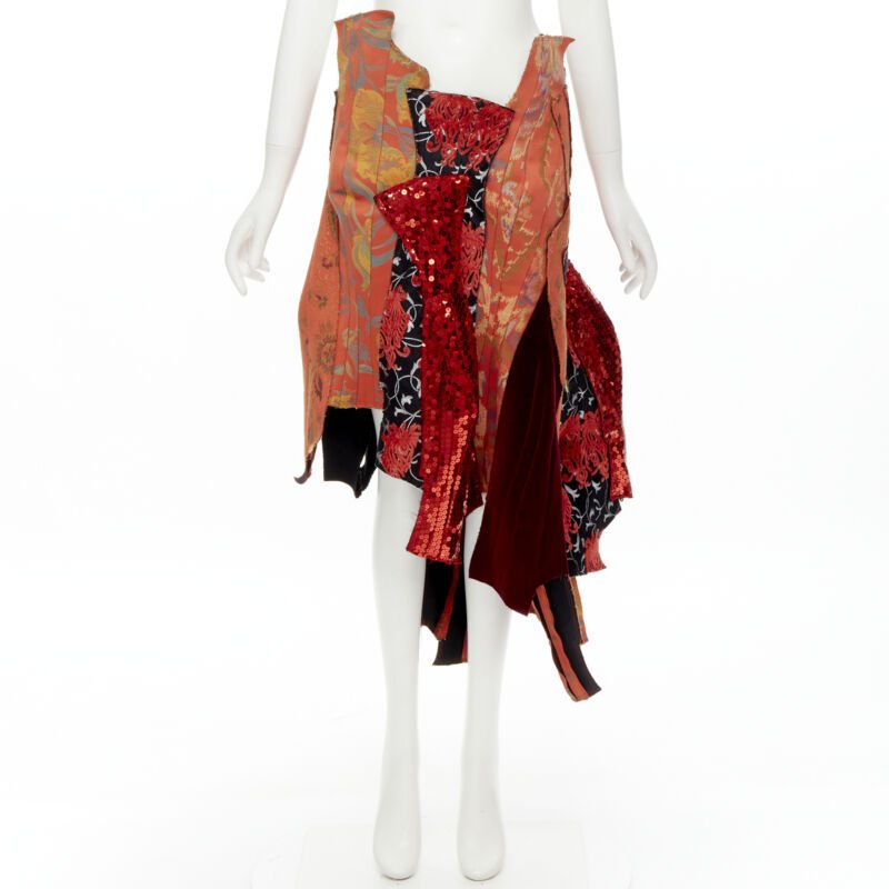 Comme Des Garcons Jacquard Devore Skirt - Image 13