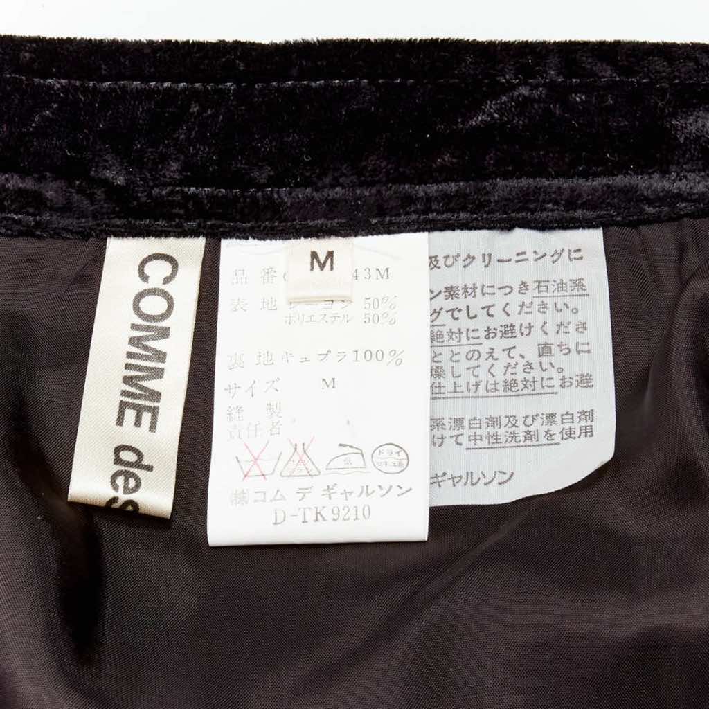 Comme Des Garcons Velvet Crystal Skirt - Image 10
