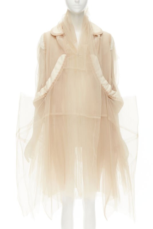 Comme Des Garcons Sheer Long Jacket