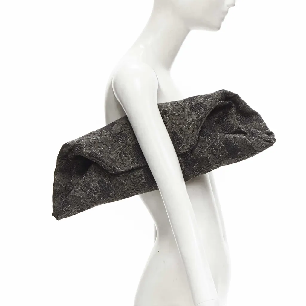 Junya Watanabe Lace Jacquard Jacket Grey Wool Never worn - Back View