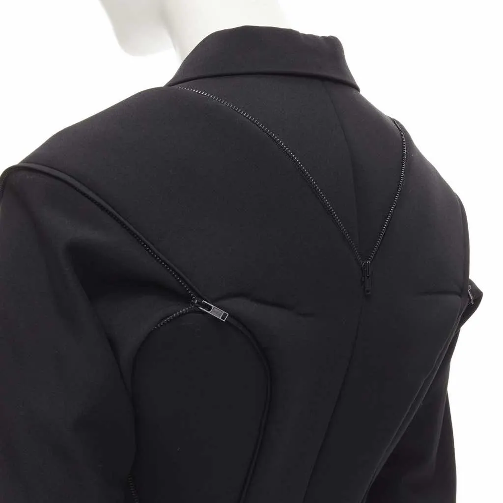 Junya Watanabe Neoprene Blazer Black Never worn - Back View
