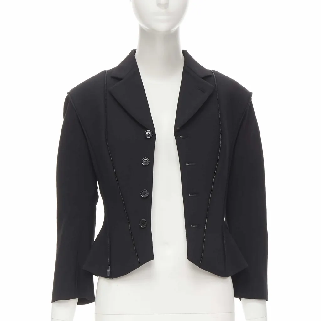 Junya Watanabe Neoprene Blazer Black Never worn - Inside View