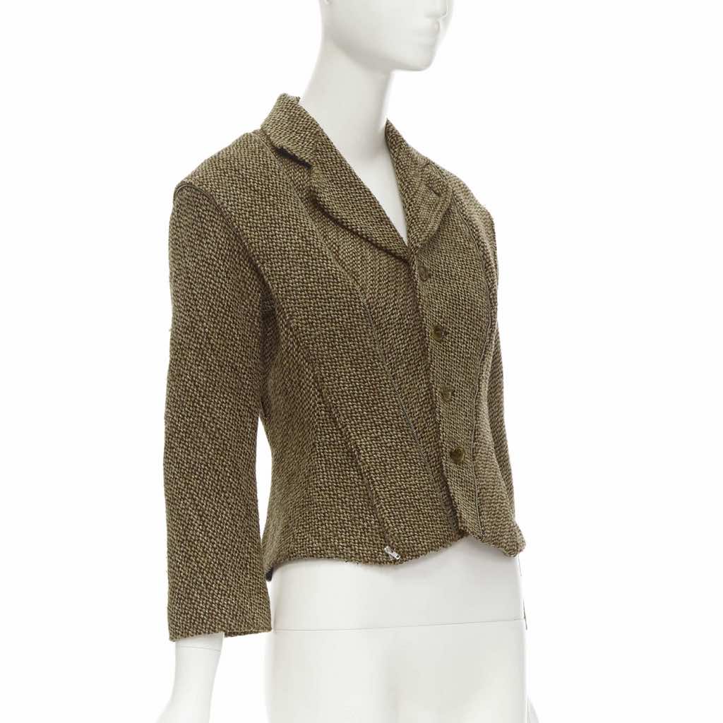 Junya Watanabe Tweed Transformable Jacket - Image 6