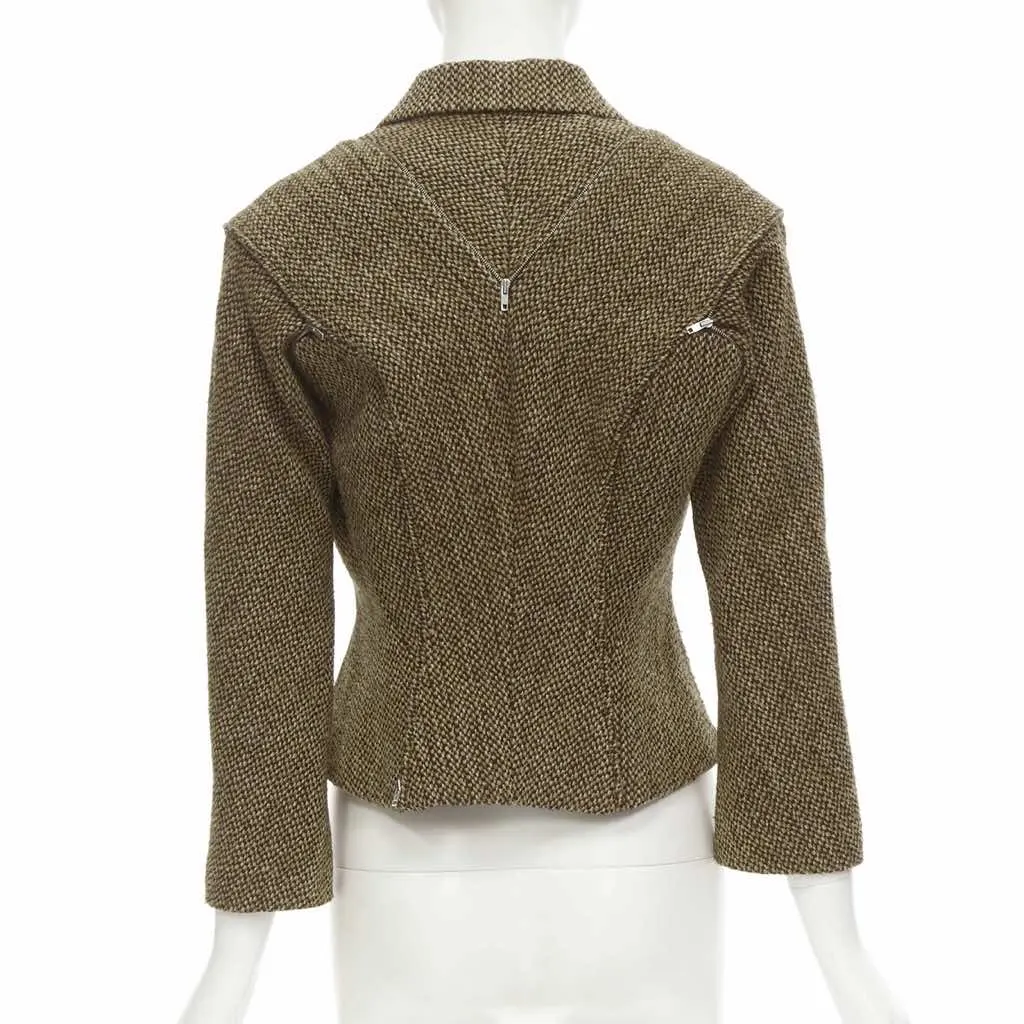 Junya Watanabe Tweed Transformable Jacket Brown Tweed Never worn - Box View