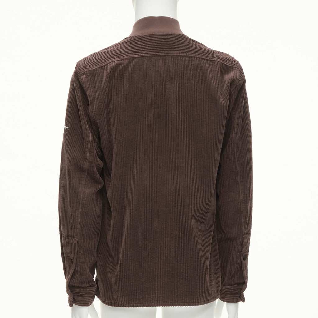 Stone Island Brown Corduroy Bomber Jacket - Detail 1
