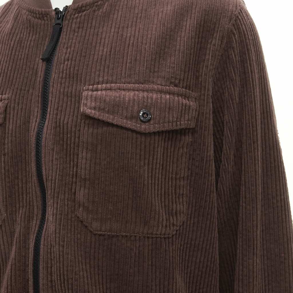 Stone Island Brown Corduroy Bomber Jacket - Image 11