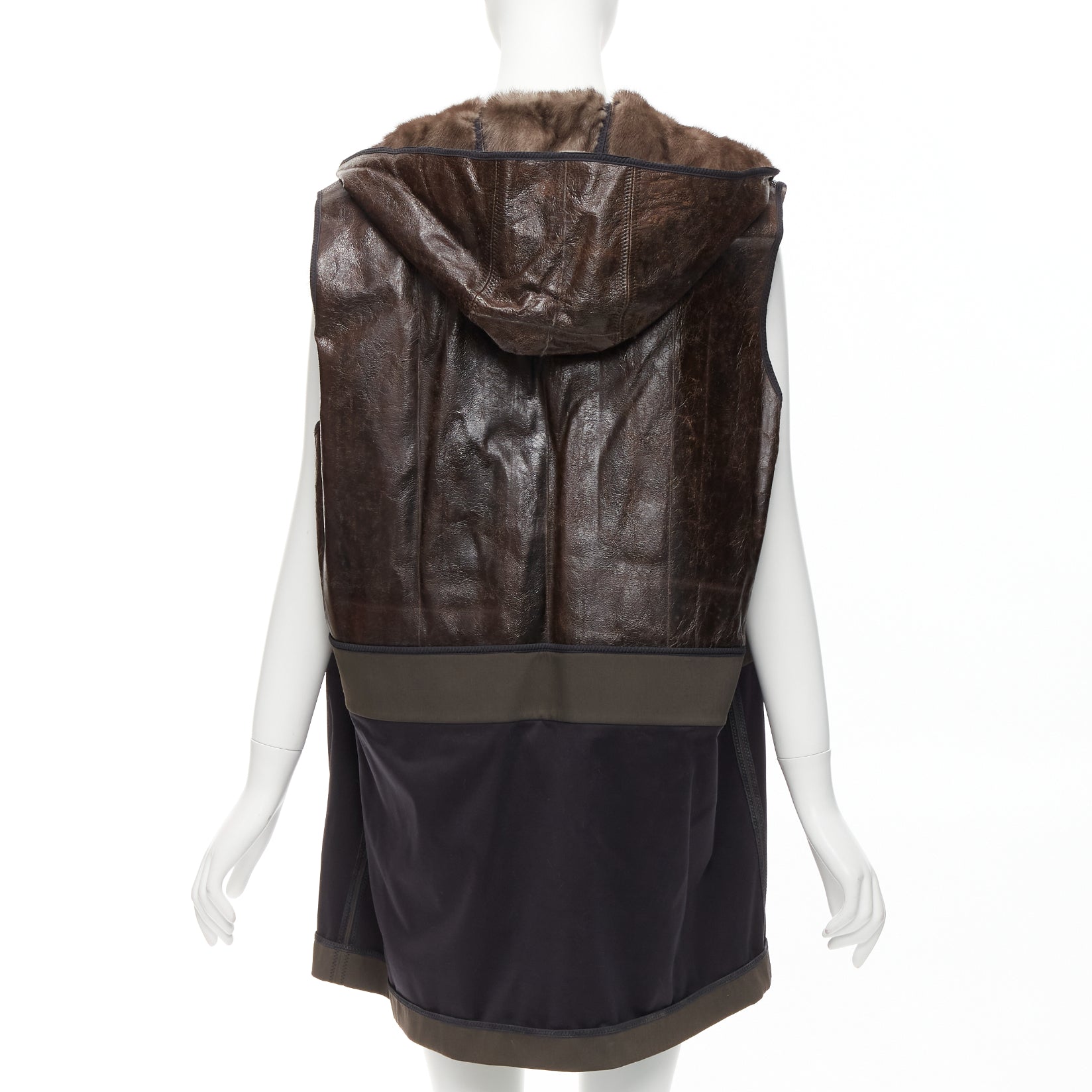 Marni Mink Gilet - Side view