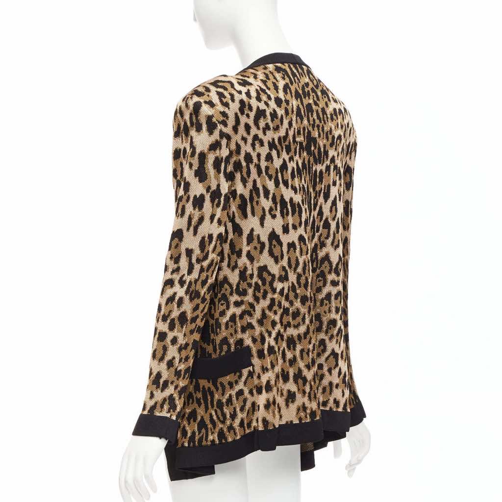 Balmain Leopard Jacquard Cardigan - Detail 1