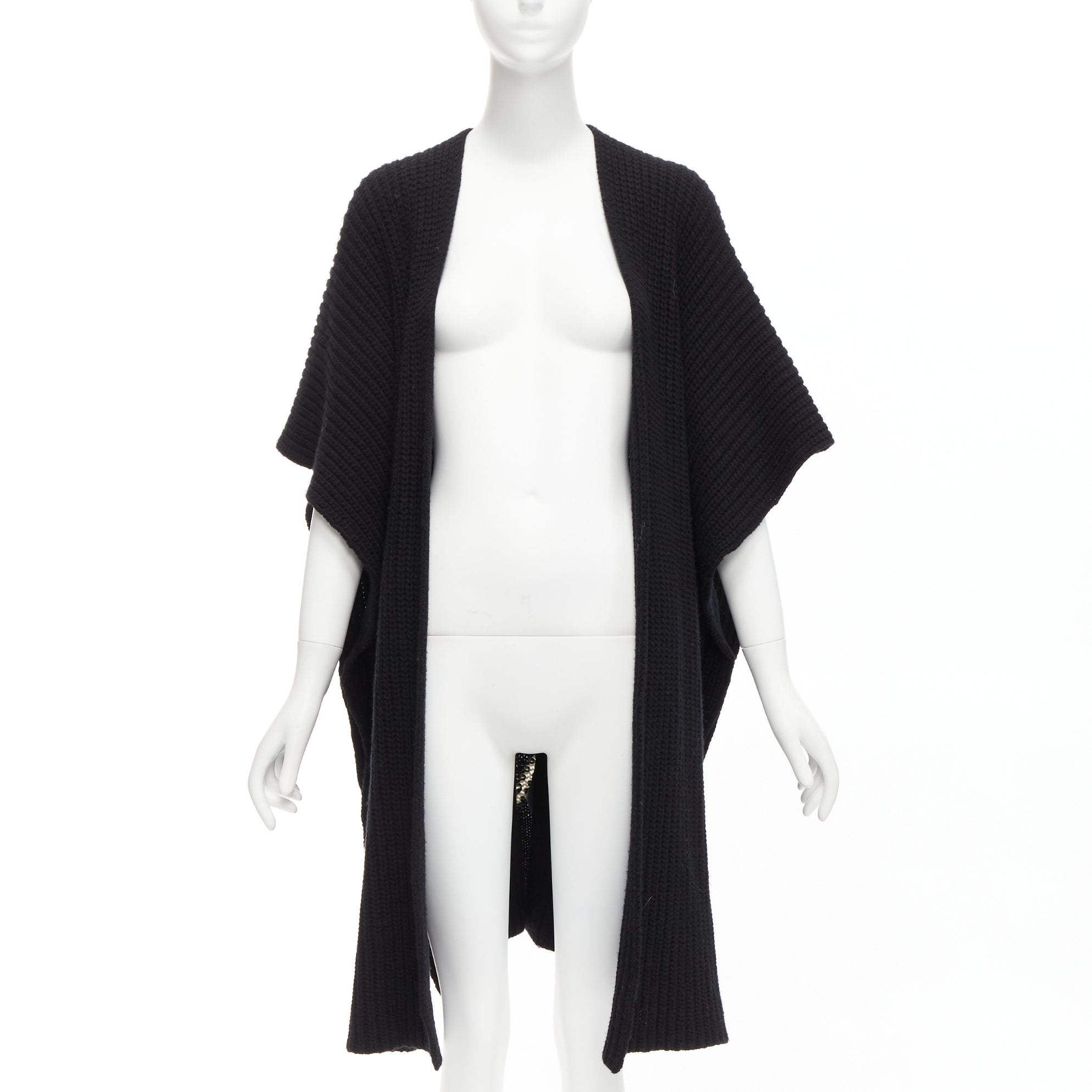 Valentino Garavani Logo Poncho Cardigan - Back view
