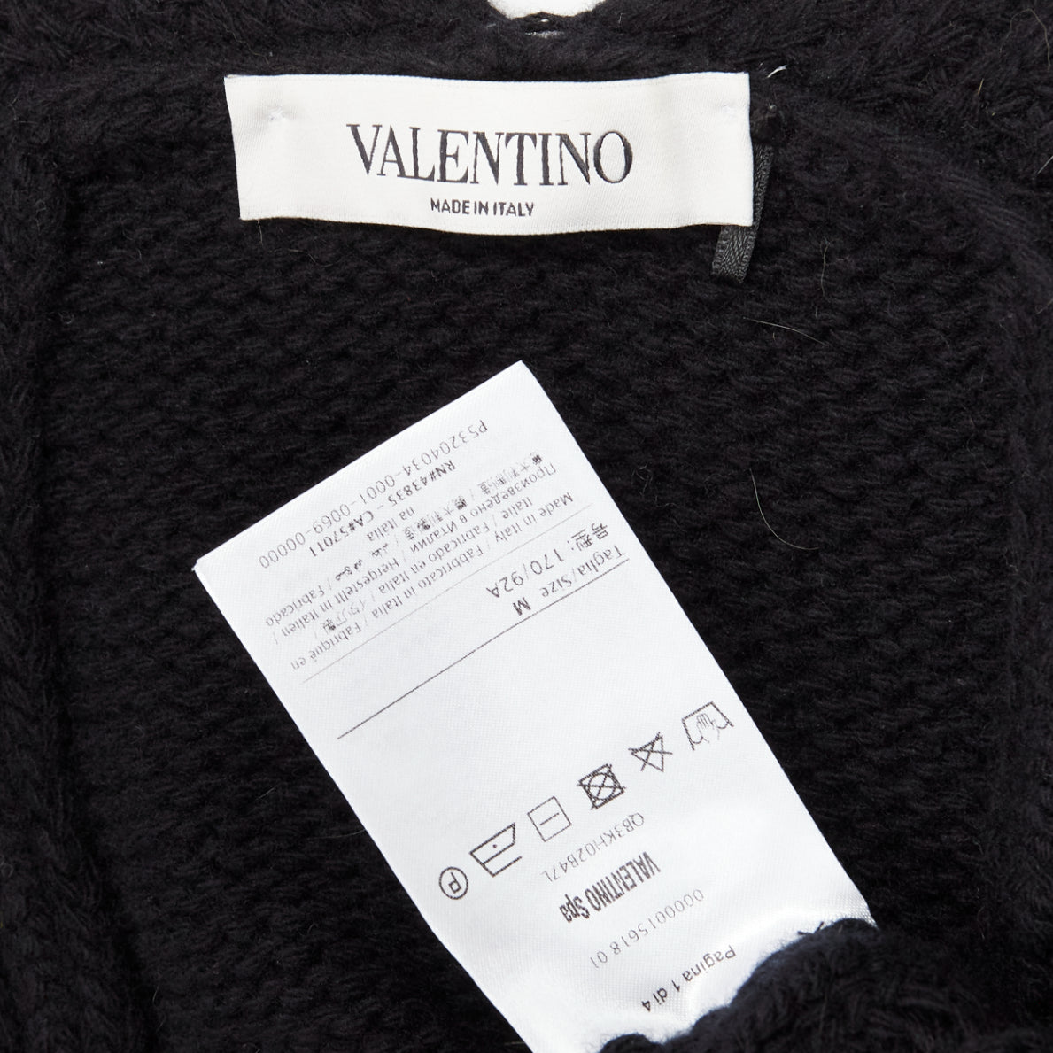 Valentino Garavani Logo Poncho Cardigan - Image 10