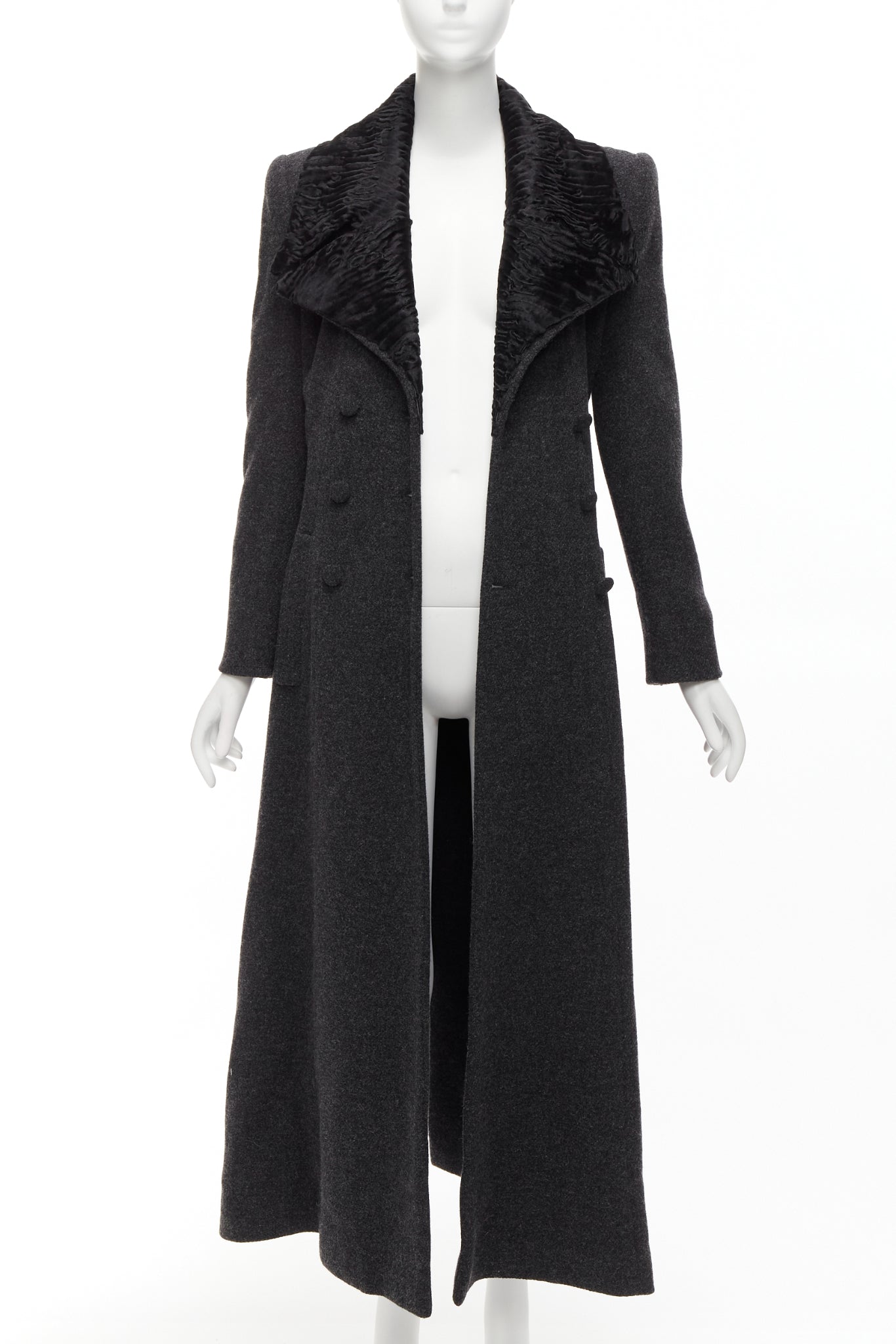 Fendi Astrakhan Longline Coat - Image 6