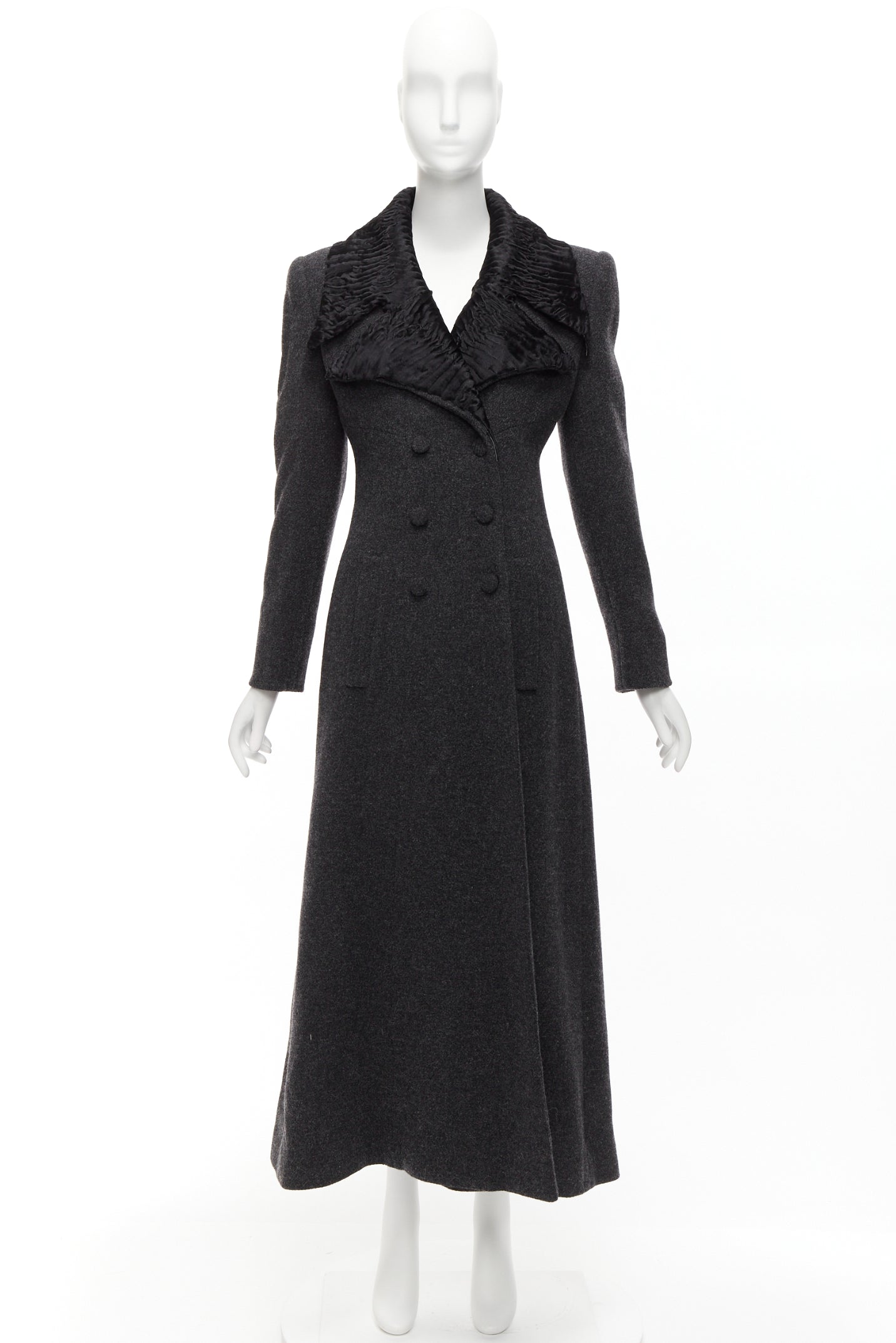 Fendi Astrakhan Longline Coat - Image 12