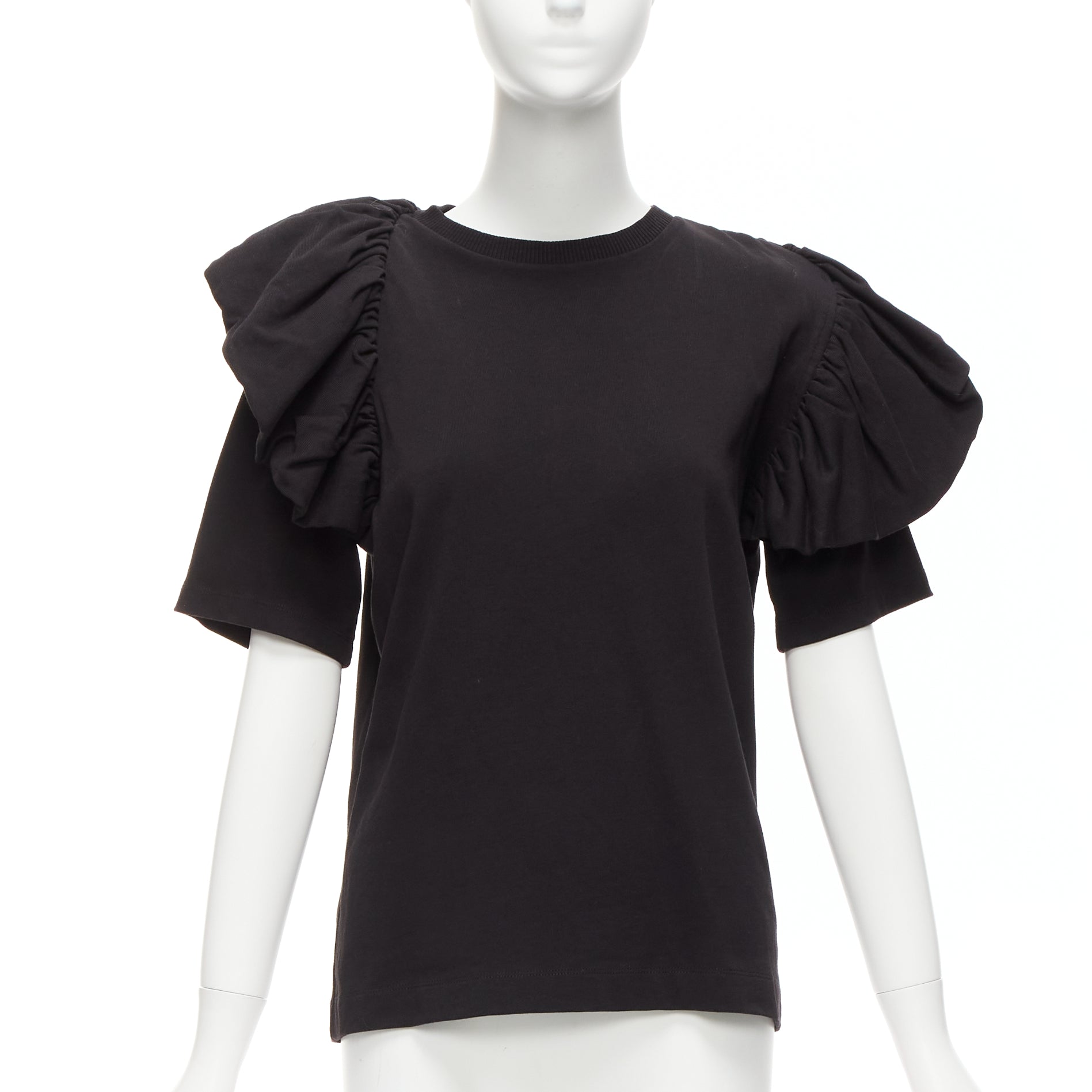 Dries Van Noten Asymmetric Ruffle Top