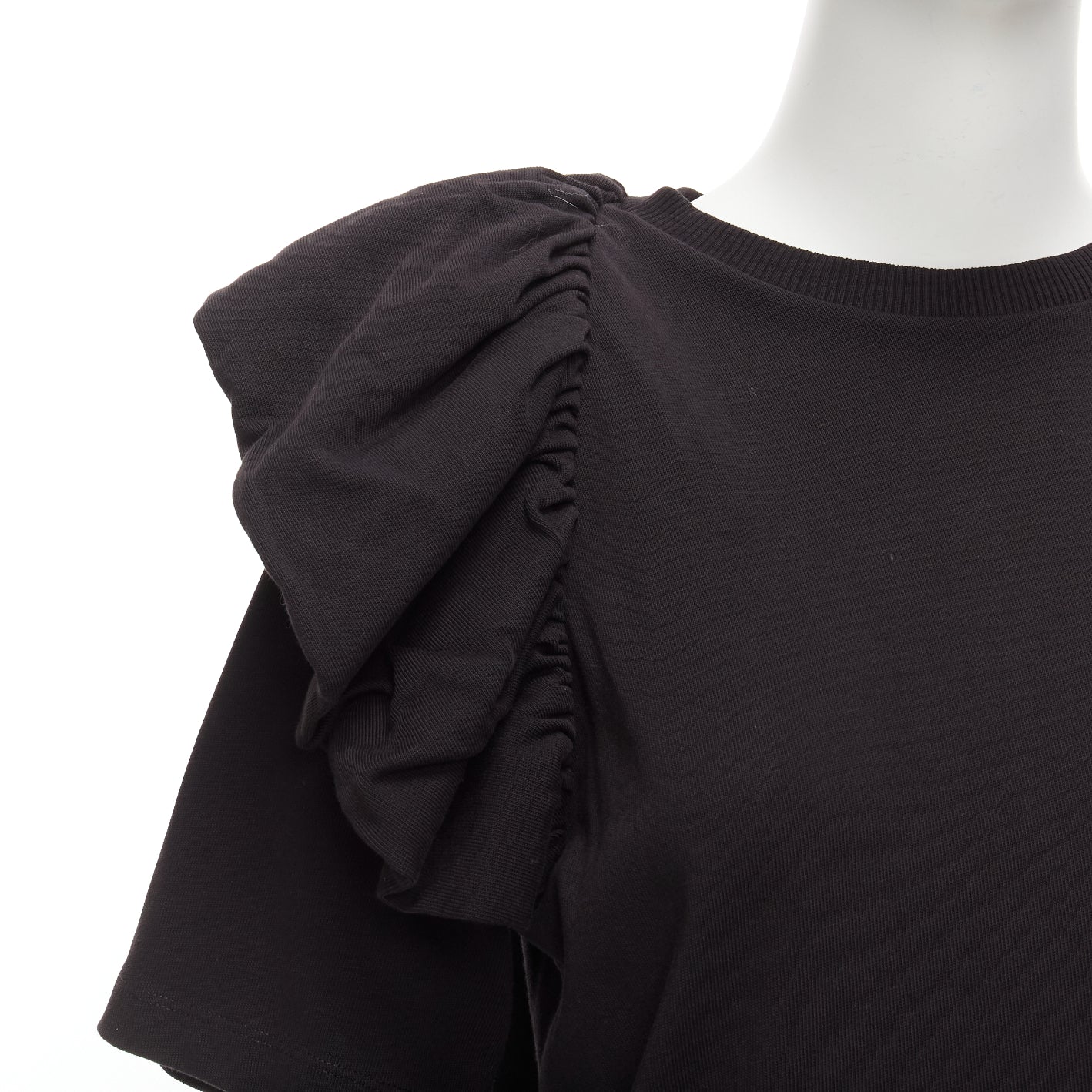 Dries Van Noten Asymmetric Ruffle Top - Back view