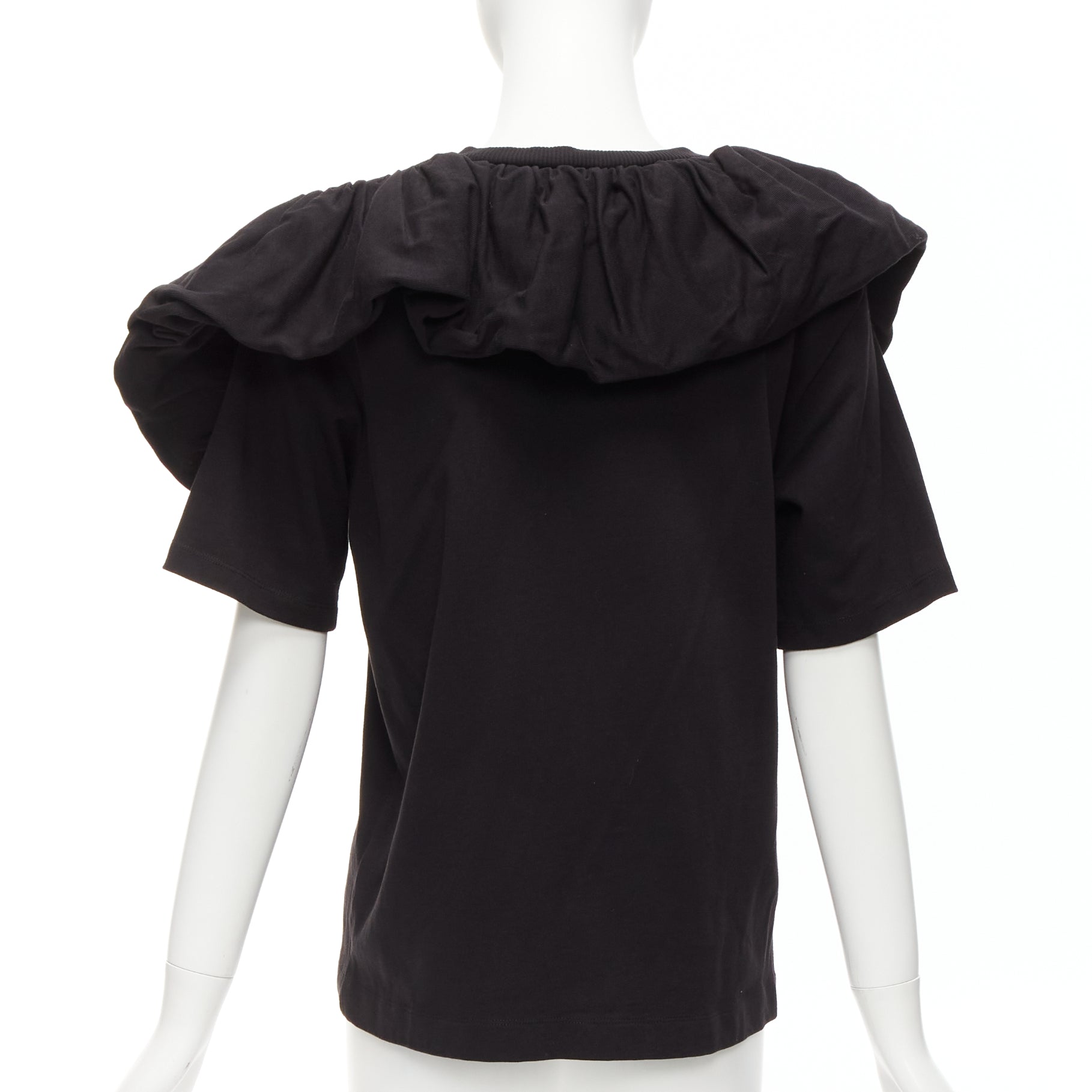 Dries Van Noten Asymmetric Ruffle Top - Side view