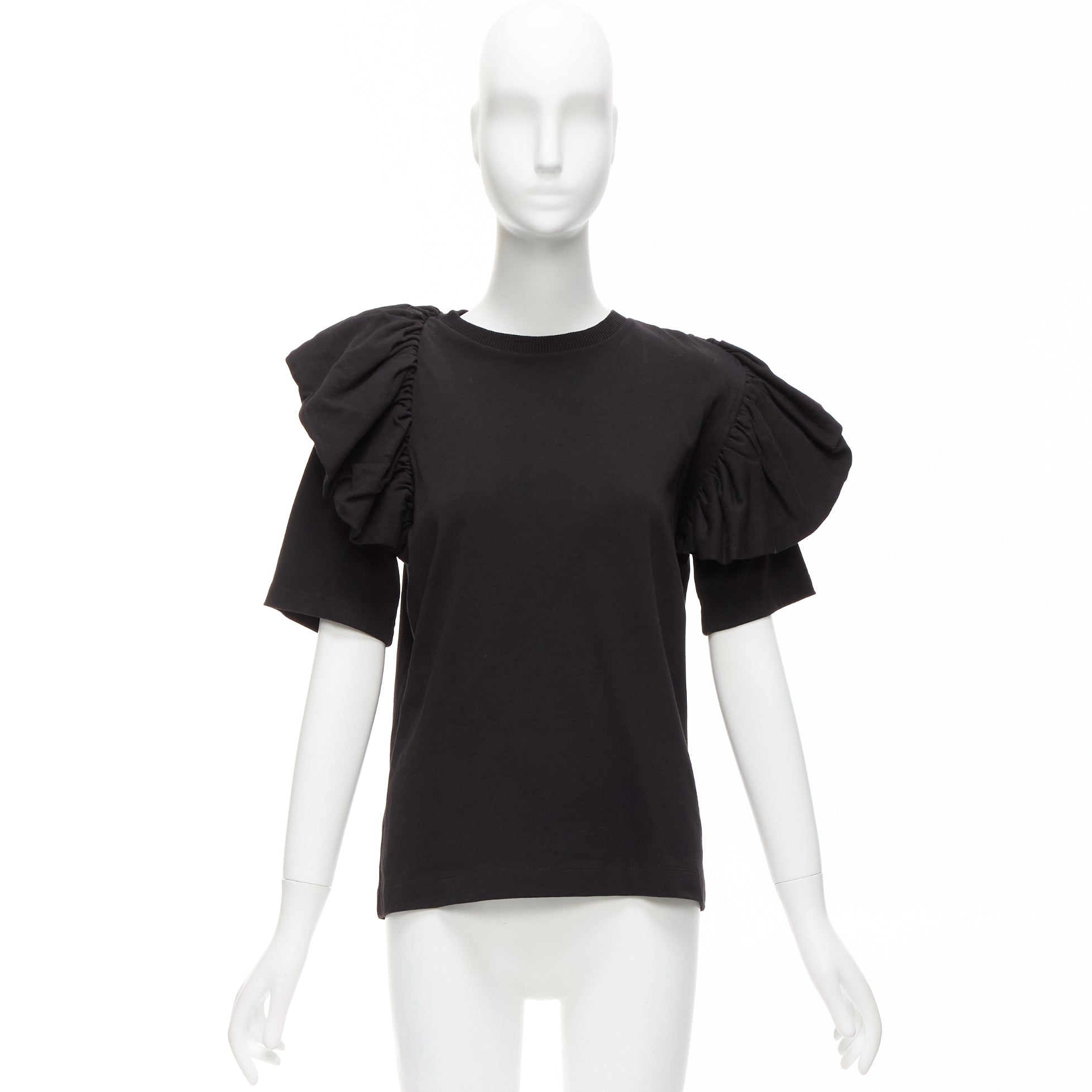 Dries Van Noten Asymmetric Ruffle Top - Image 11