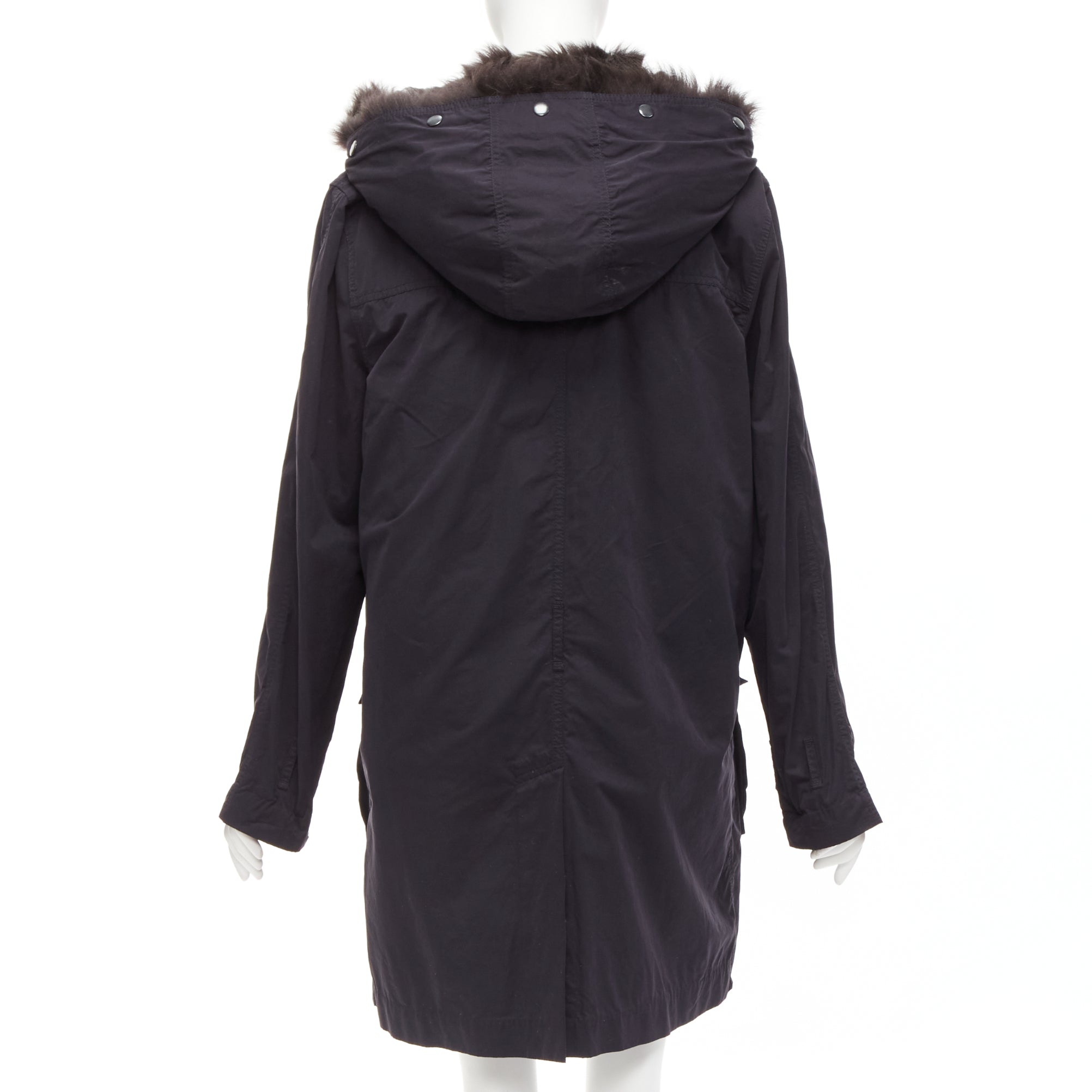 3.1 Phillip Lim Fur Lined Parka Coat - Detail 1