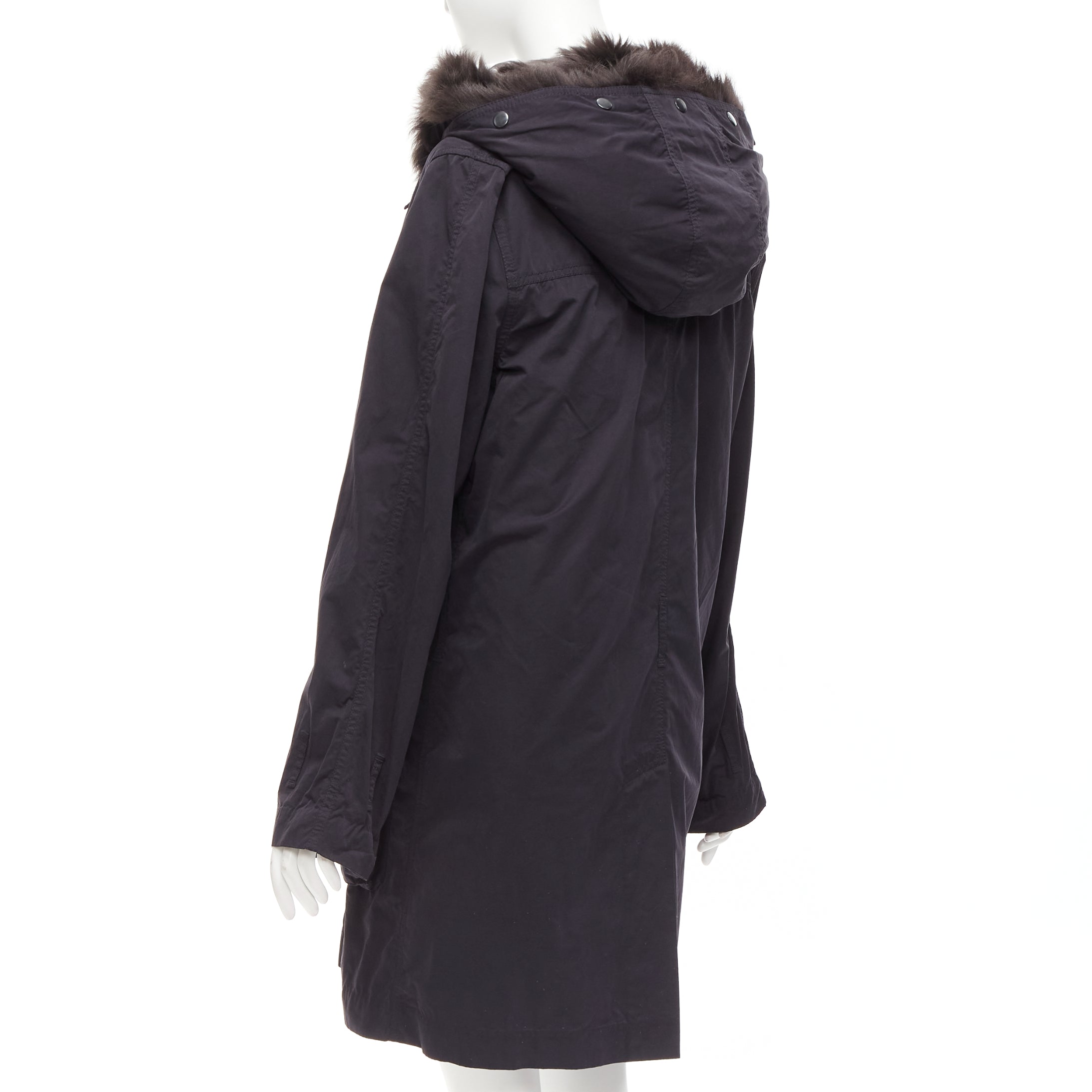 3.1 Phillip Lim Fur Lined Parka Coat - Detail 2