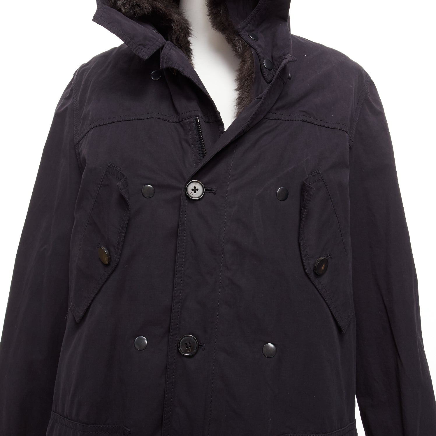 3.1 Phillip Lim Fur Lined Parka Coat - Image 10