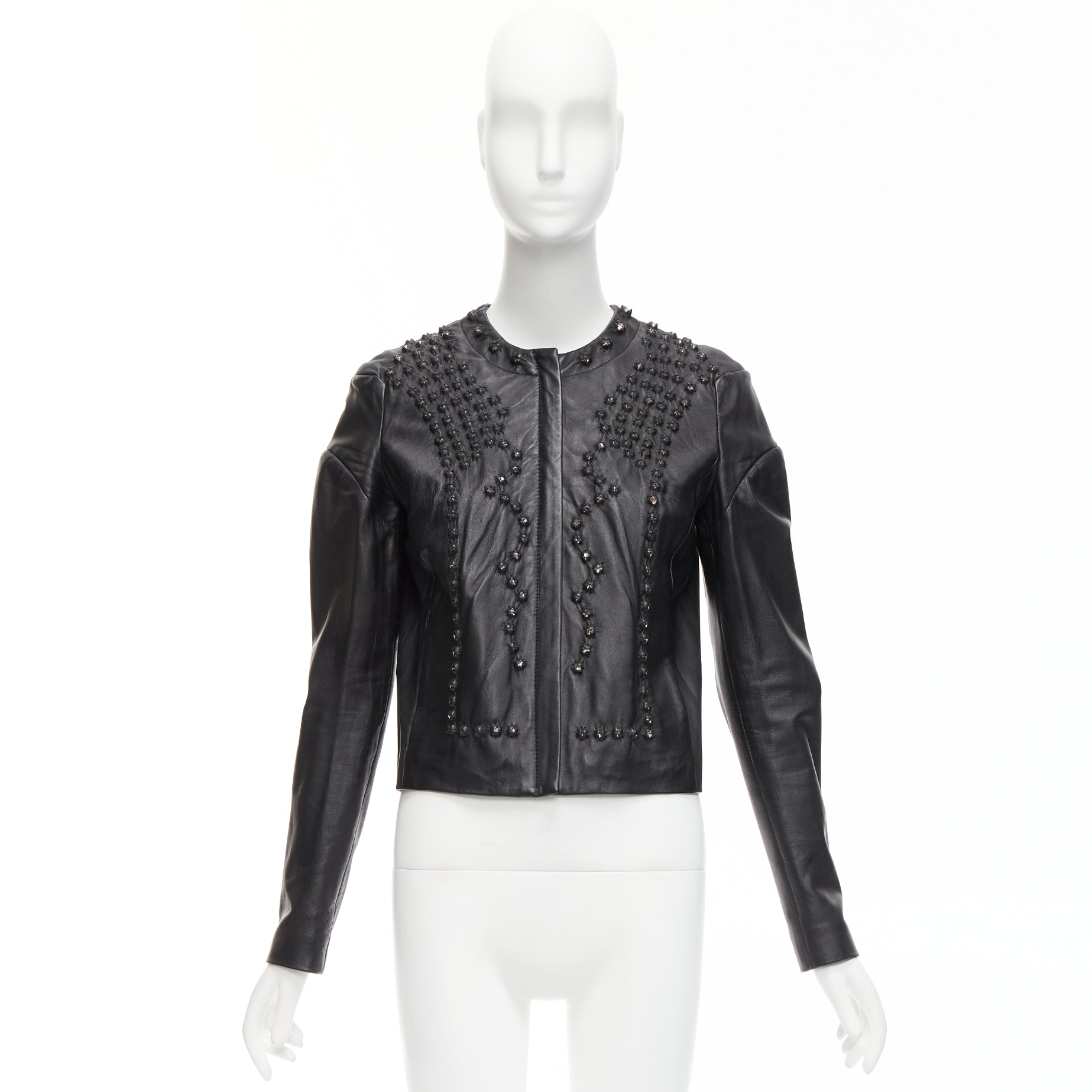 Givenchy Crystal Leather Jacket - Image 12