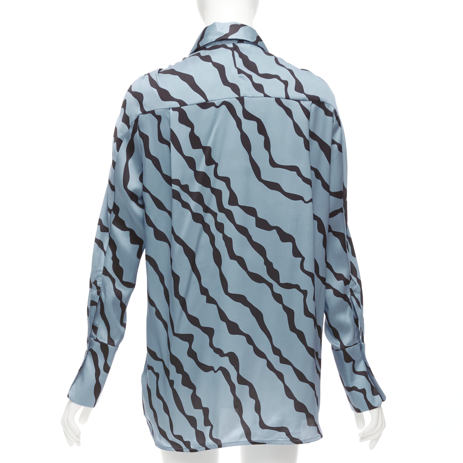 Victoria, Victoria Beckham Stripe Shoulder Shirt - Side view