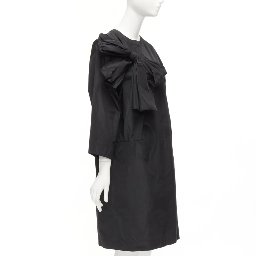 Dries Van Noten Keyhole Tent Dress Black Polyester Very good - Inside View