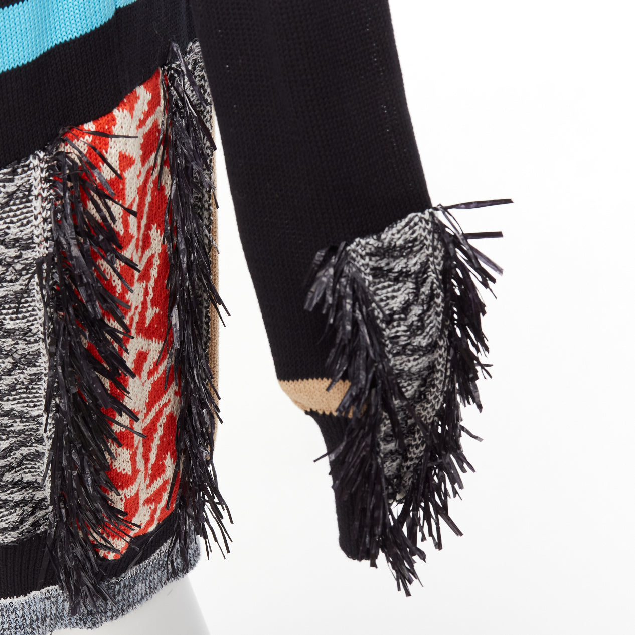 Toga Archives Fringe Motif Dress - Back view