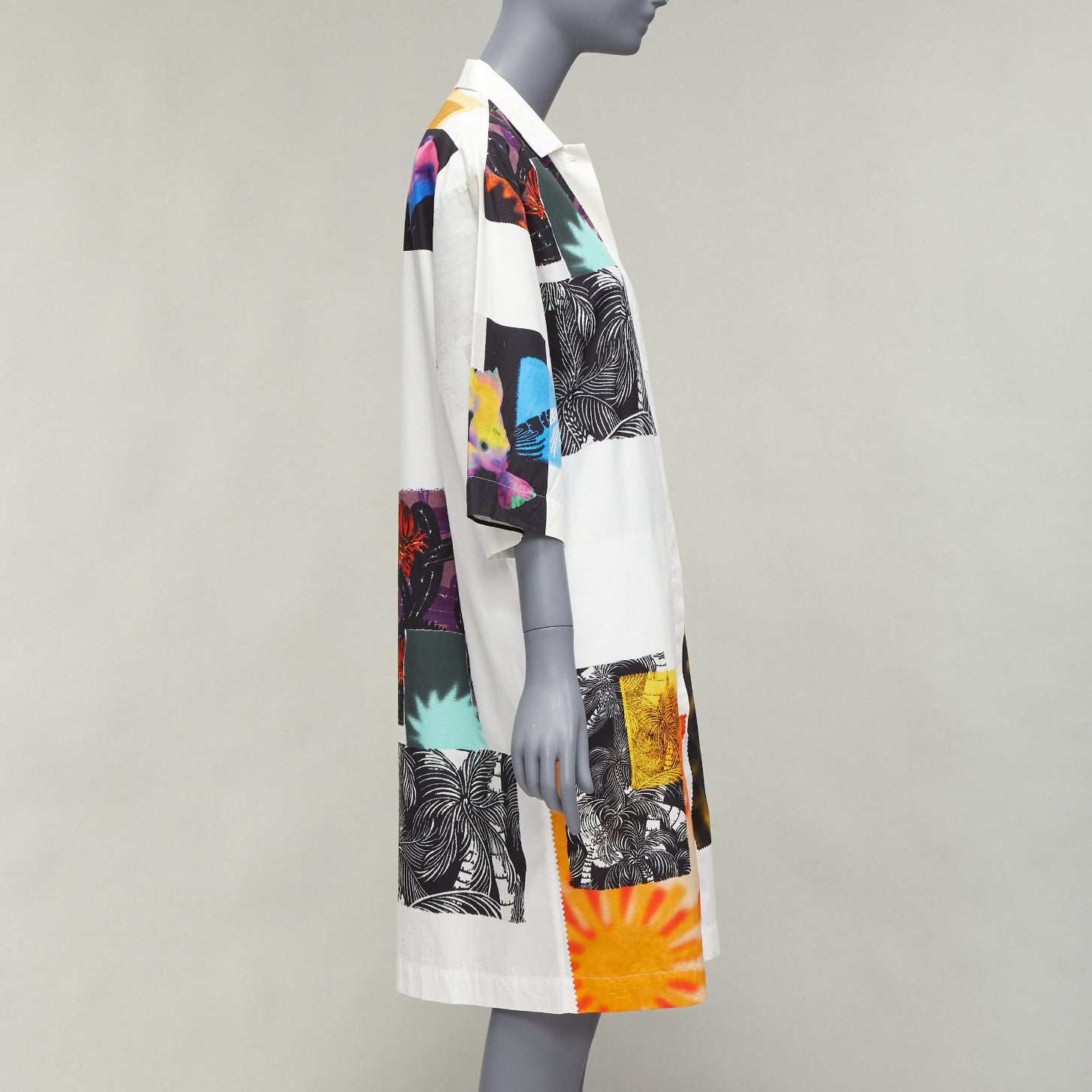 Dries Van Noten Patch Print Shirt Dress - 4