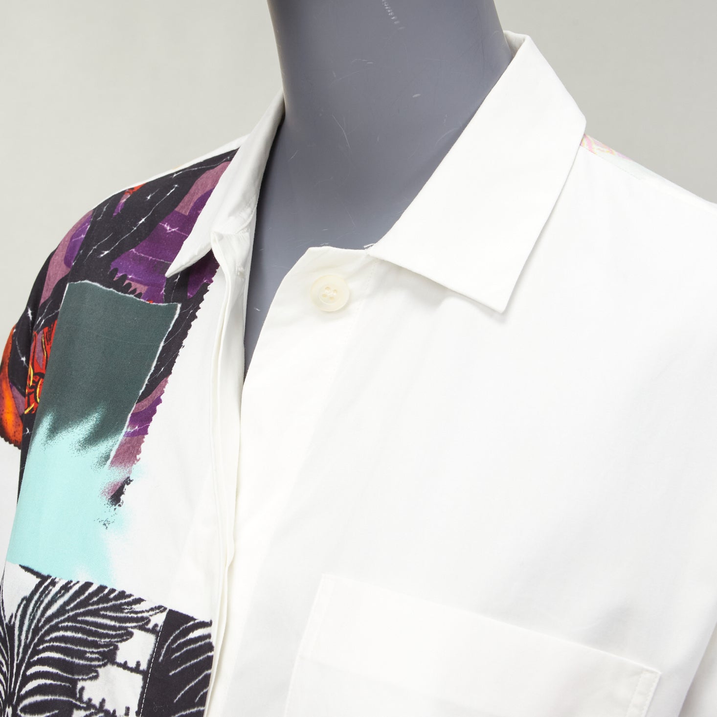 Dries Van Noten Patch Print Shirt Dress - Detail 2