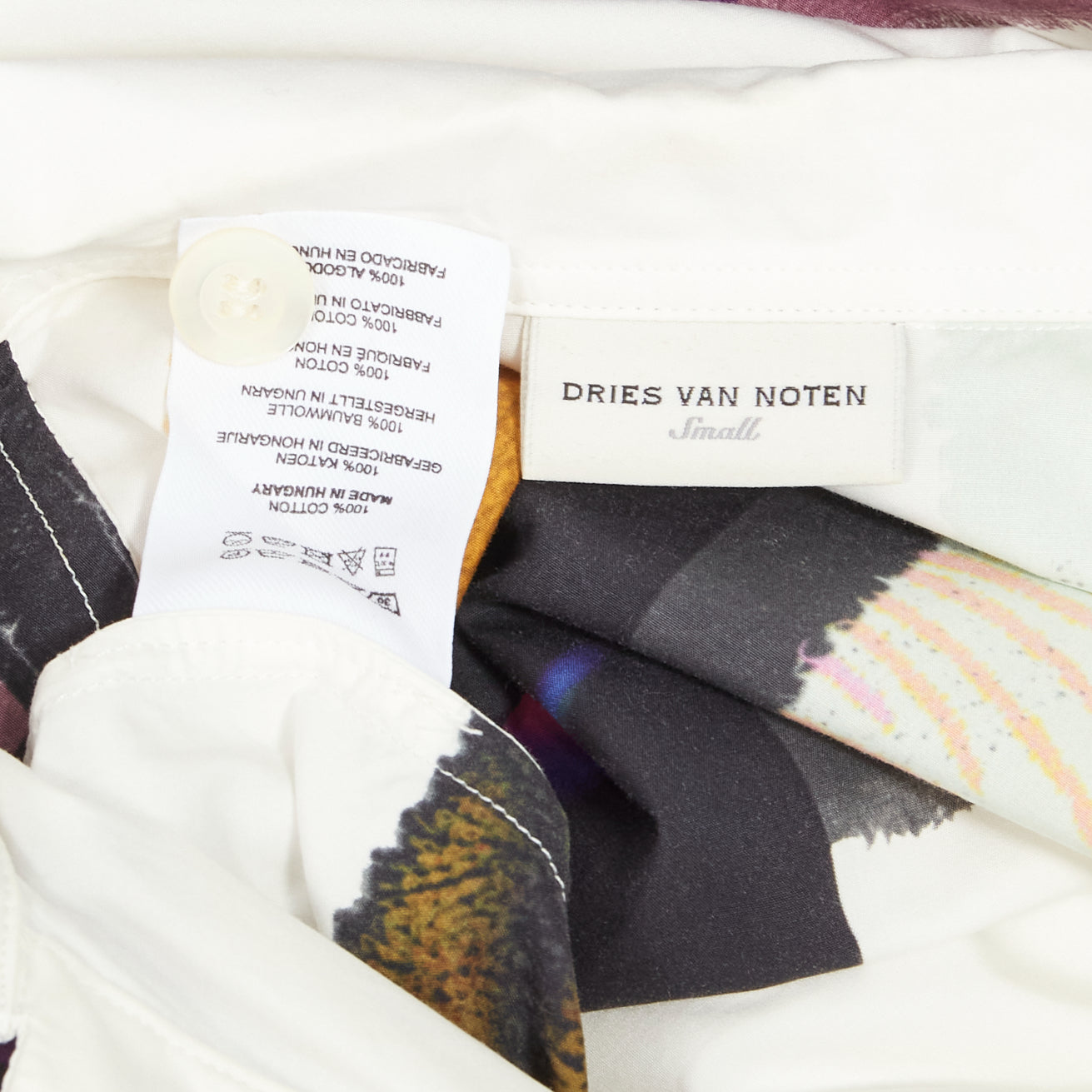 Dries Van Noten Patch Print Shirt Dress - Image 12