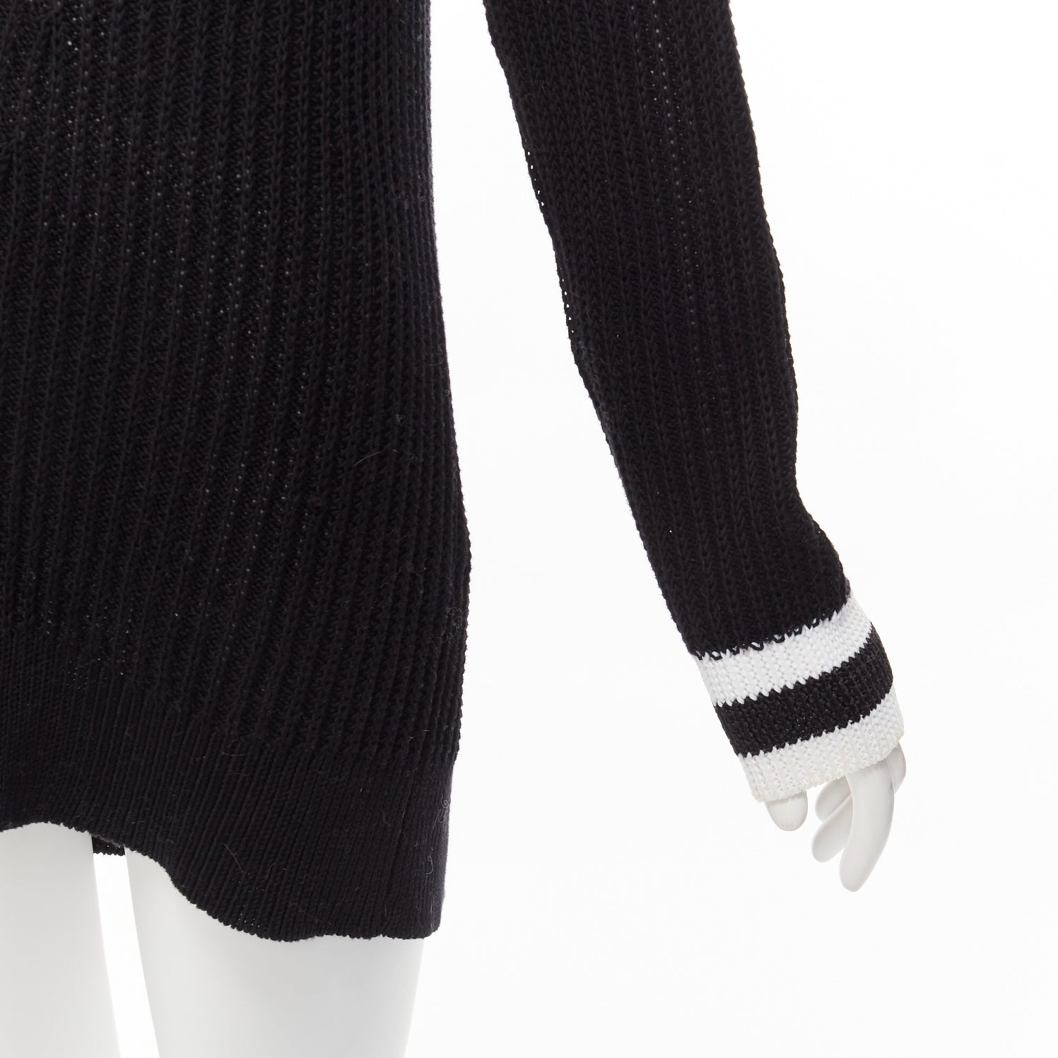 Rag & Bone Deep V Varsity Sweater - Detail 2