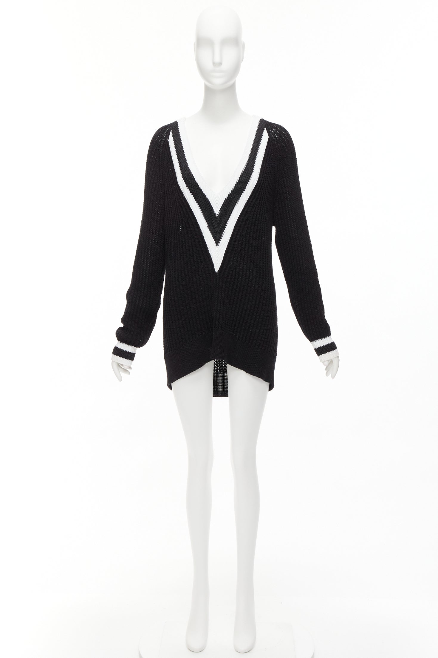 Rag & Bone Deep V Varsity Sweater - Image 11