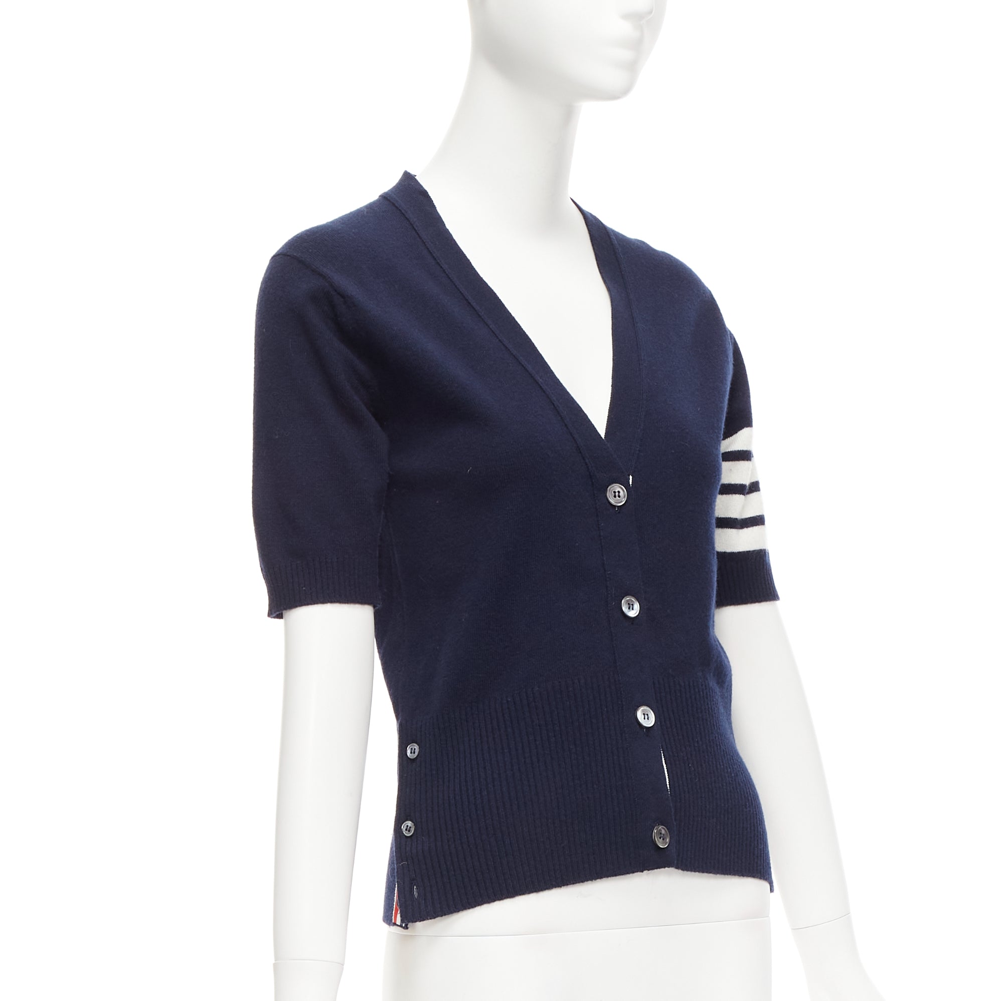 Thom Browne Button Side Cardigan - 4