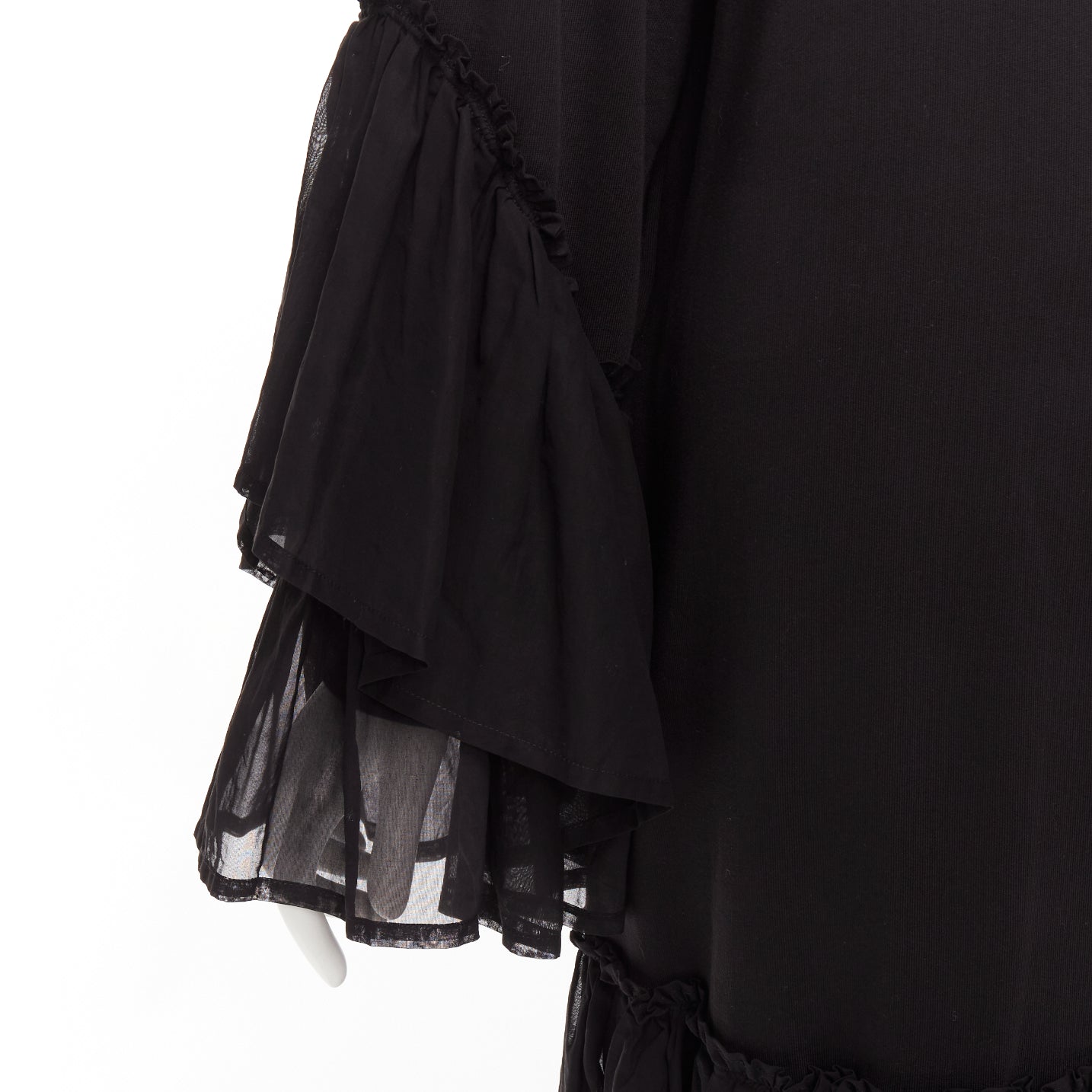 Dries Van Noten Ruffle Sweatshirt Dress - Detail 2