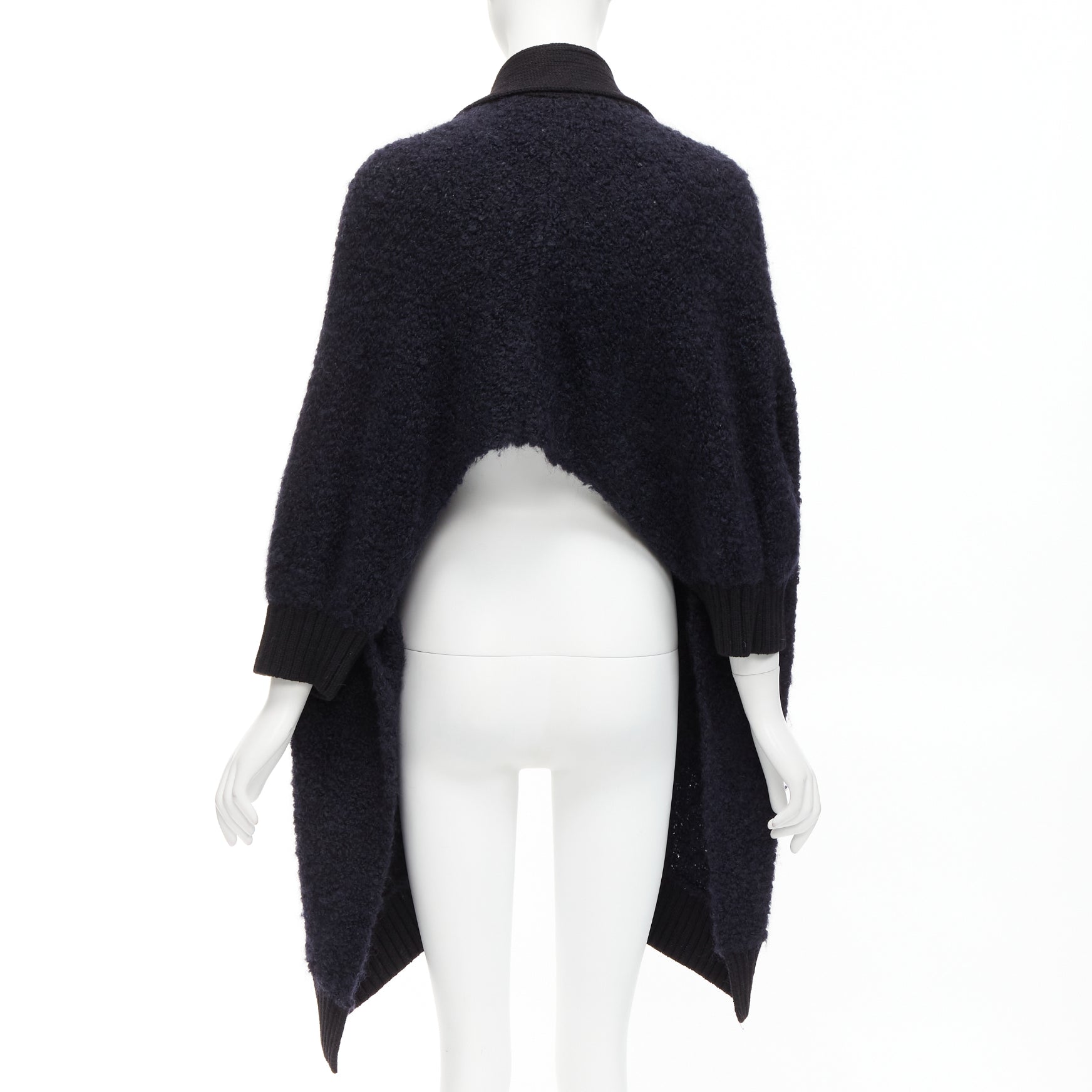 Sacai Patch Pocket Cardigan - Side view