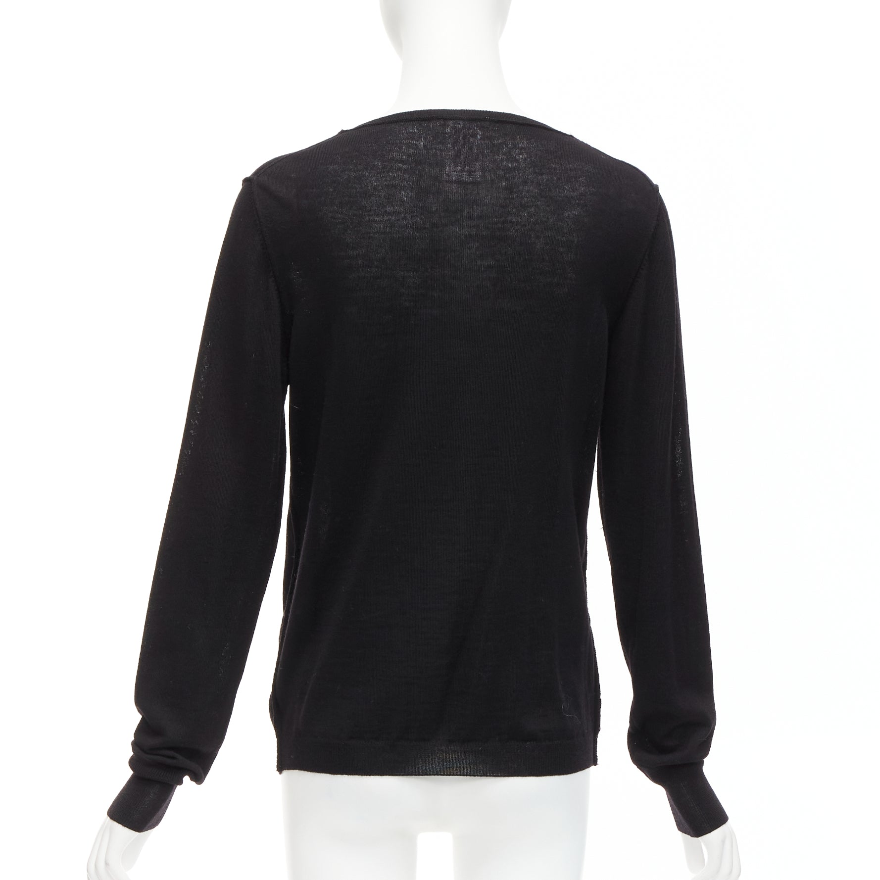 Chloe Military Ruffle Cardigan - Side view