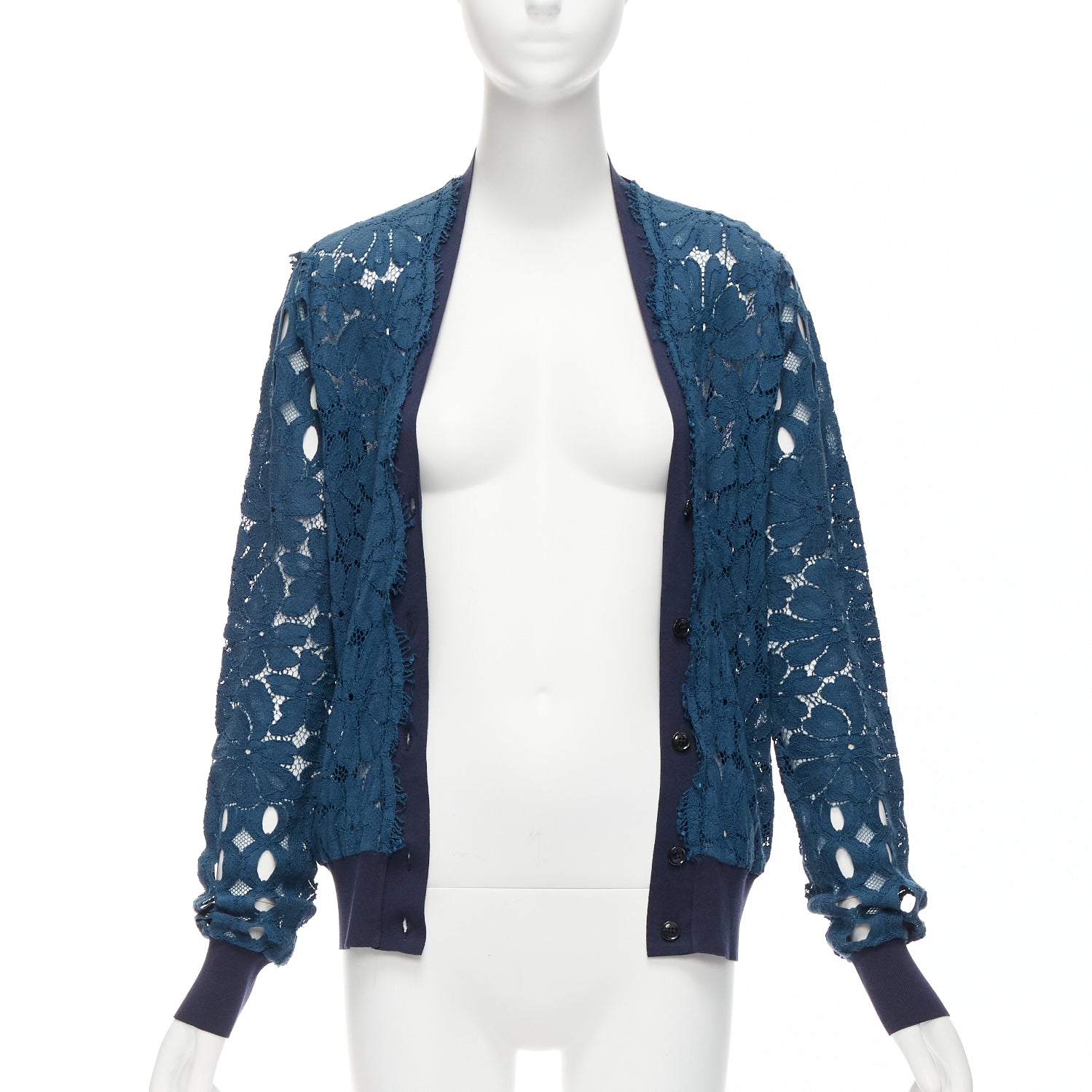 Lanvin Floral Lace Cardigan - Image 6