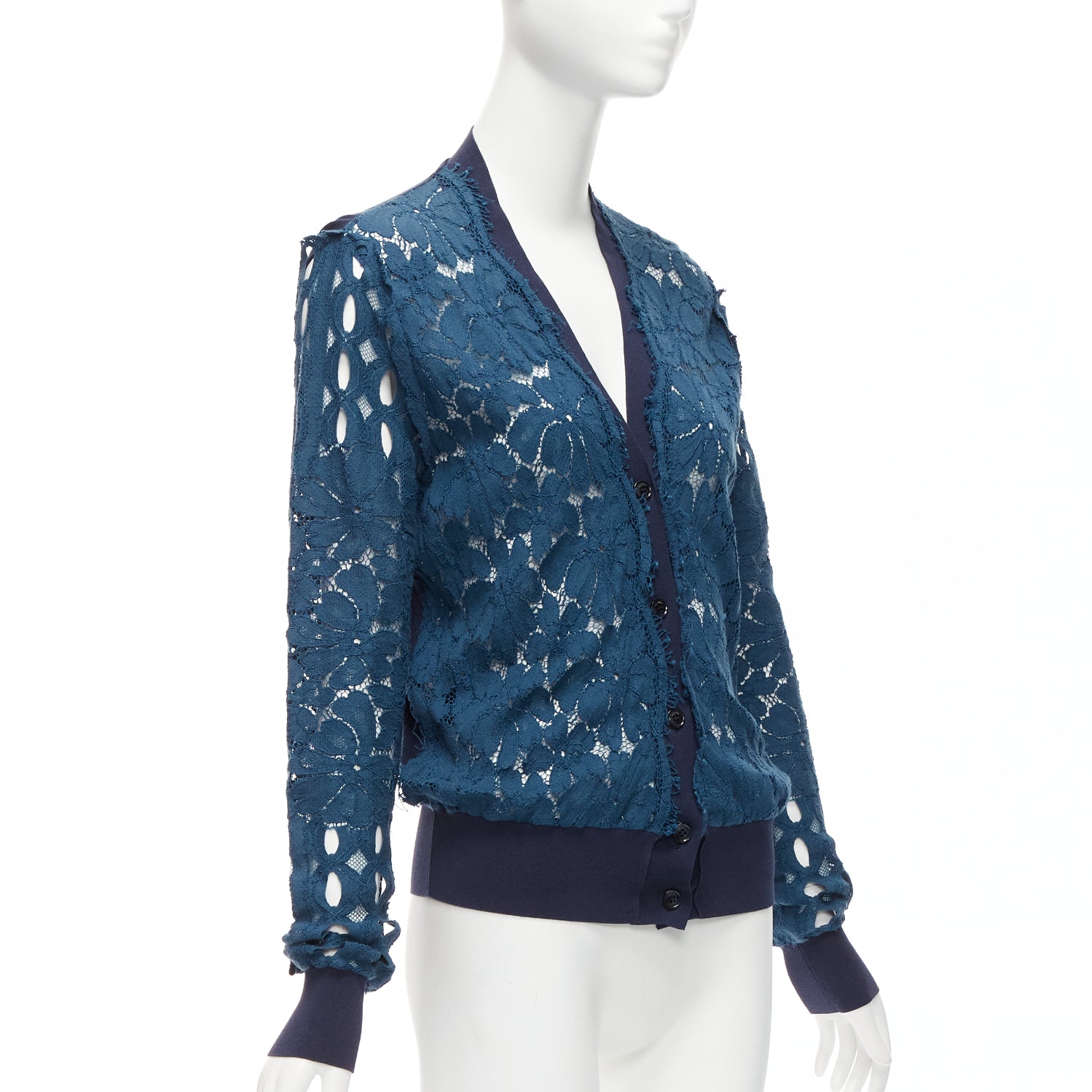 Lanvin Floral Lace Cardigan - 4