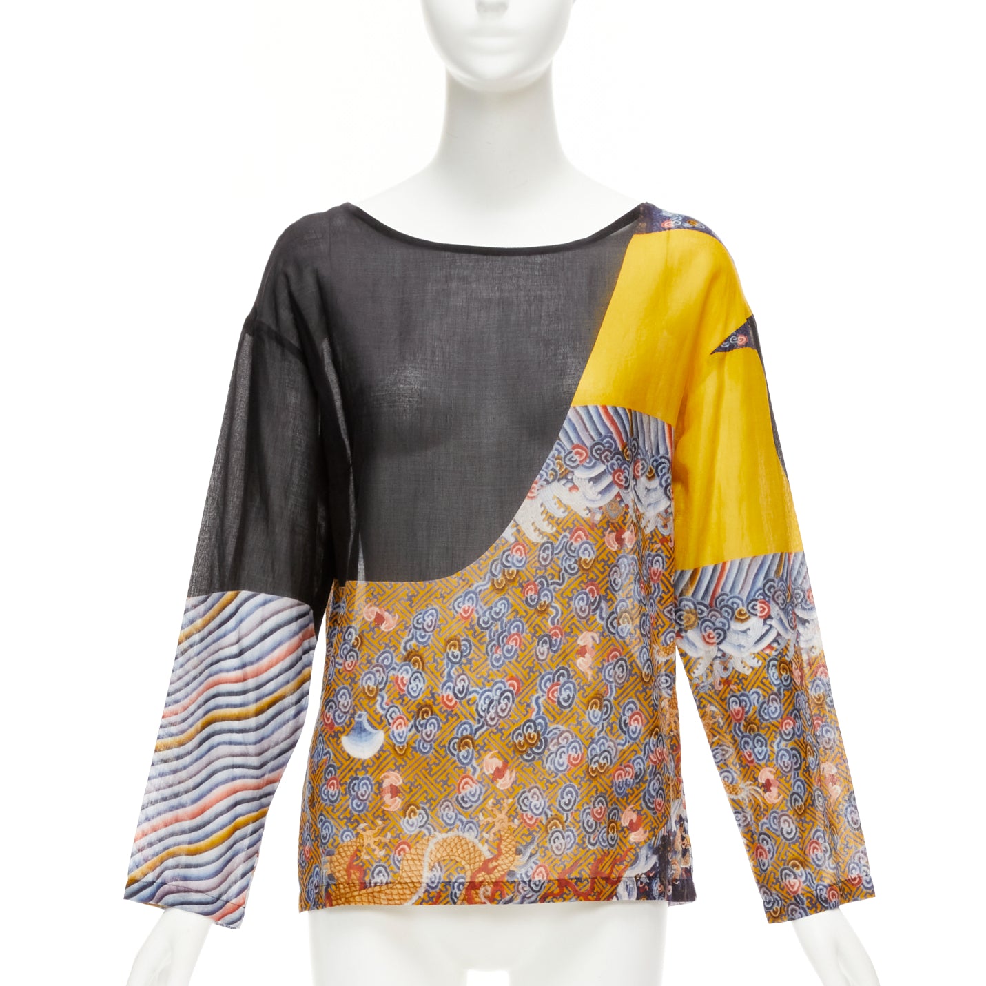 Dries Van Noten Oriental Print Top