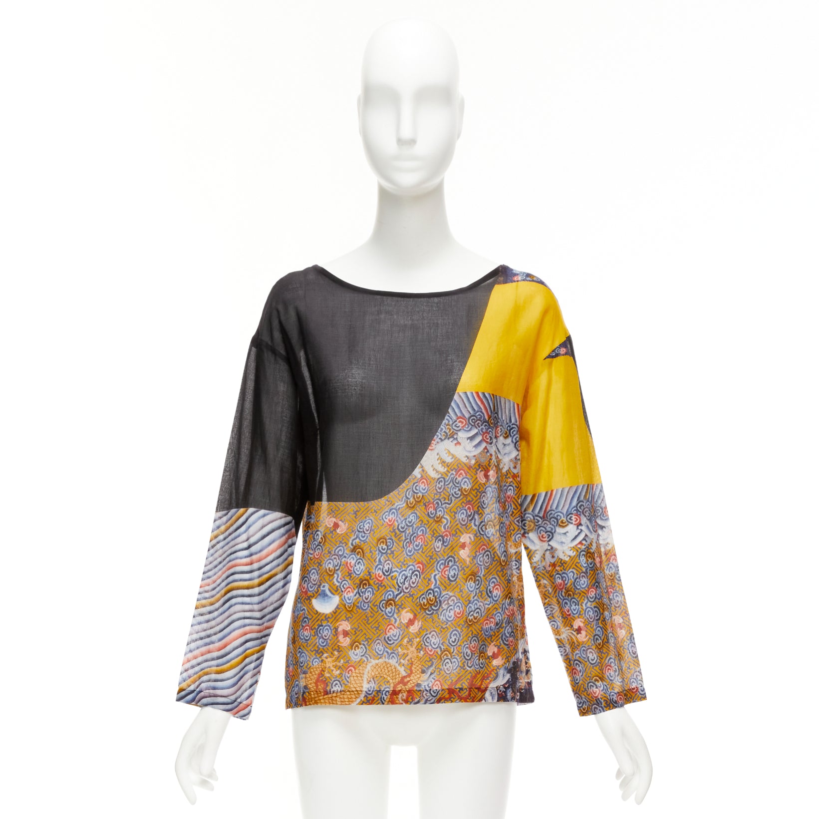 Dries Van Noten Oriental Print Top - Image 11
