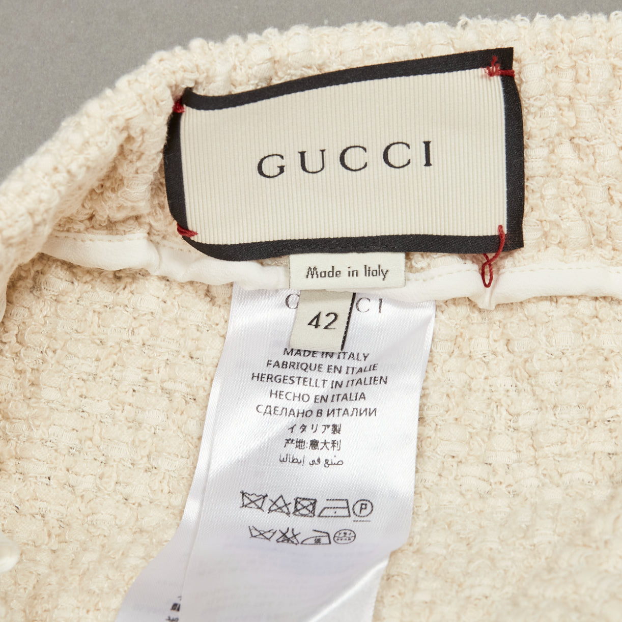 Gucci Boucle Trim Skirt - Image 10