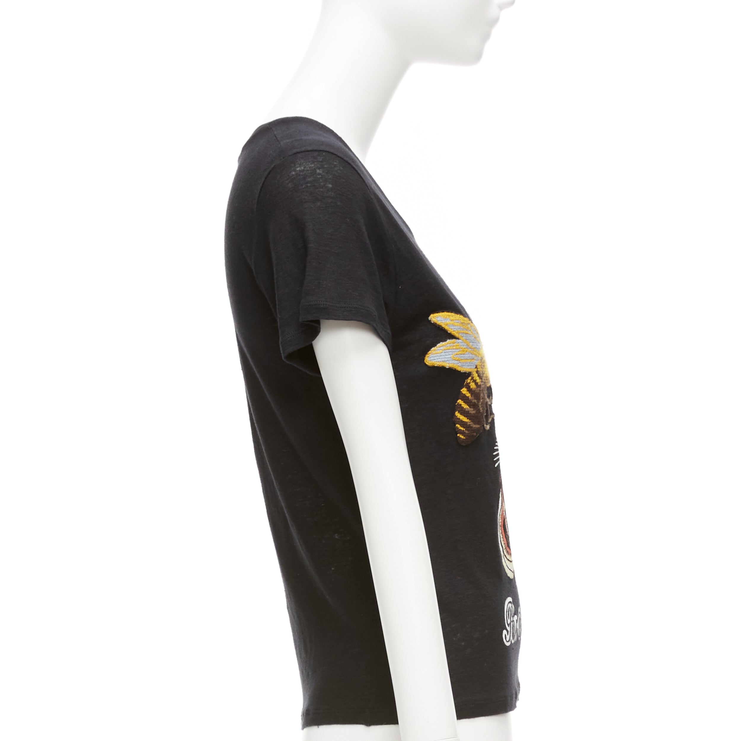 Gucci Tiger Rose Patch Tee - 4