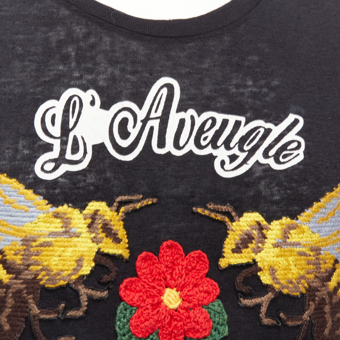 Gucci Tiger Rose Patch Tee - Detail 2